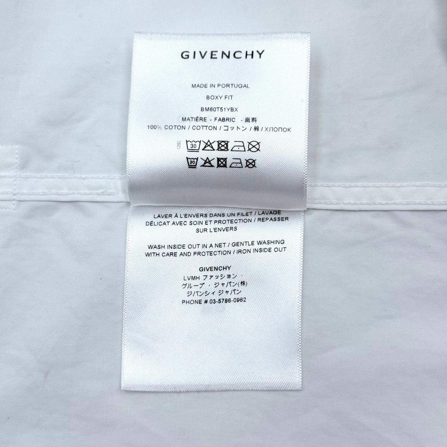 Givenchy Address White Shirt
