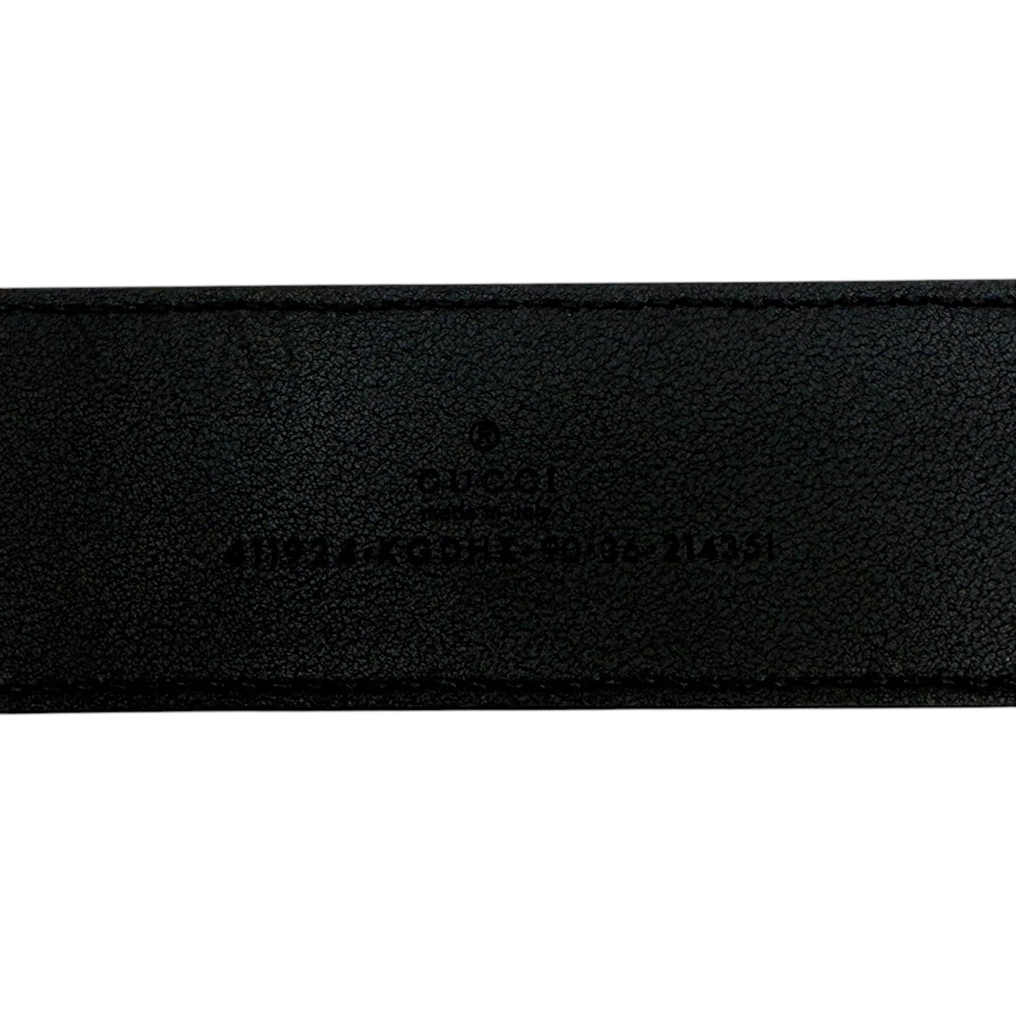 Gucci Interlocking Buckle Leather Belt