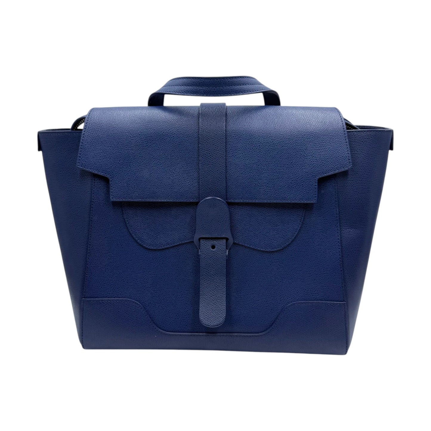 Senreve Maestra Blue Pebbled Leather Bag