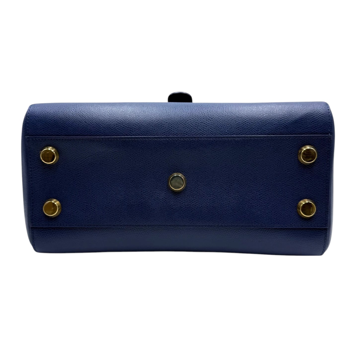 Senreve Maestra Blue Pebbled Leather Bag