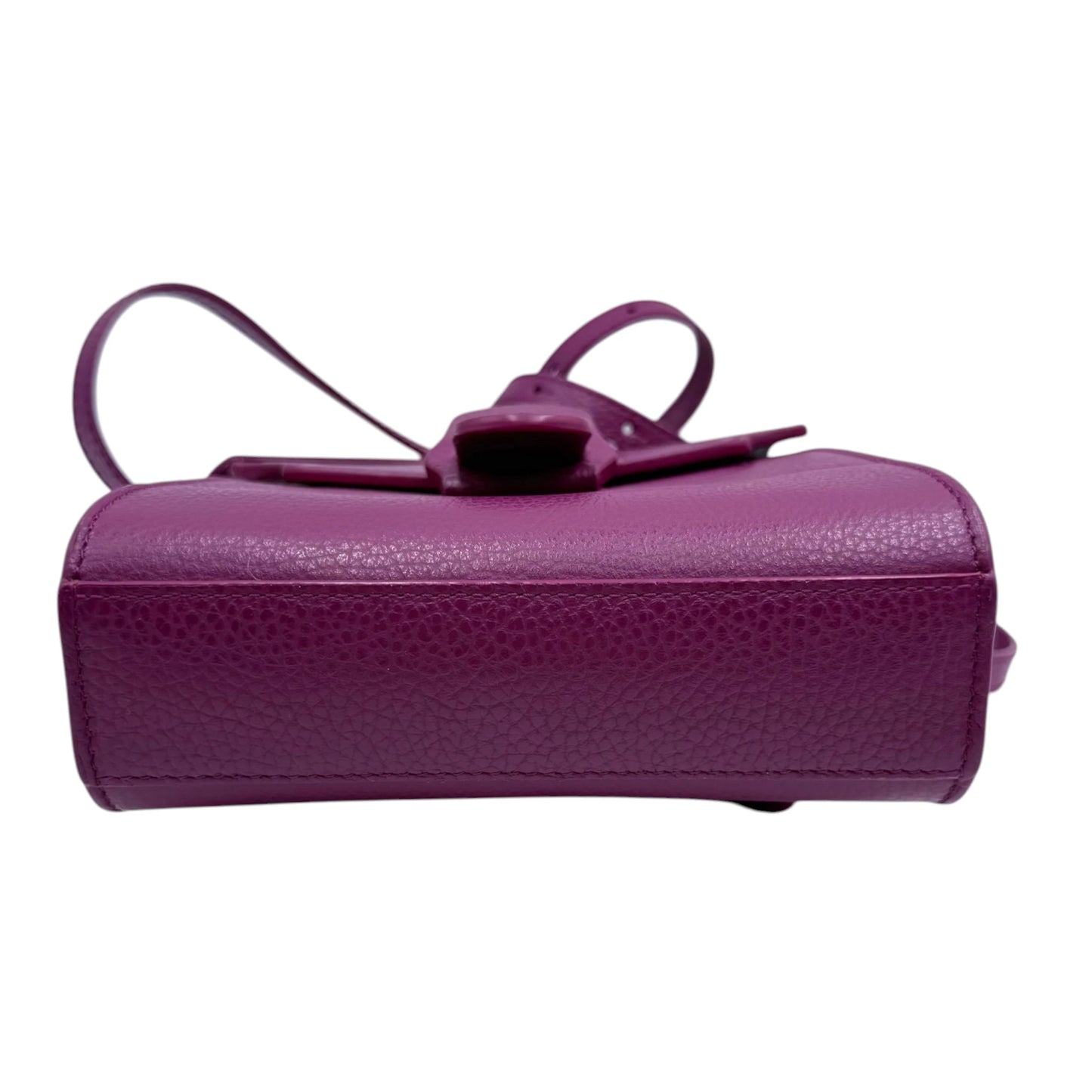 Senreve Pebble Leather Purple Alunna Bag