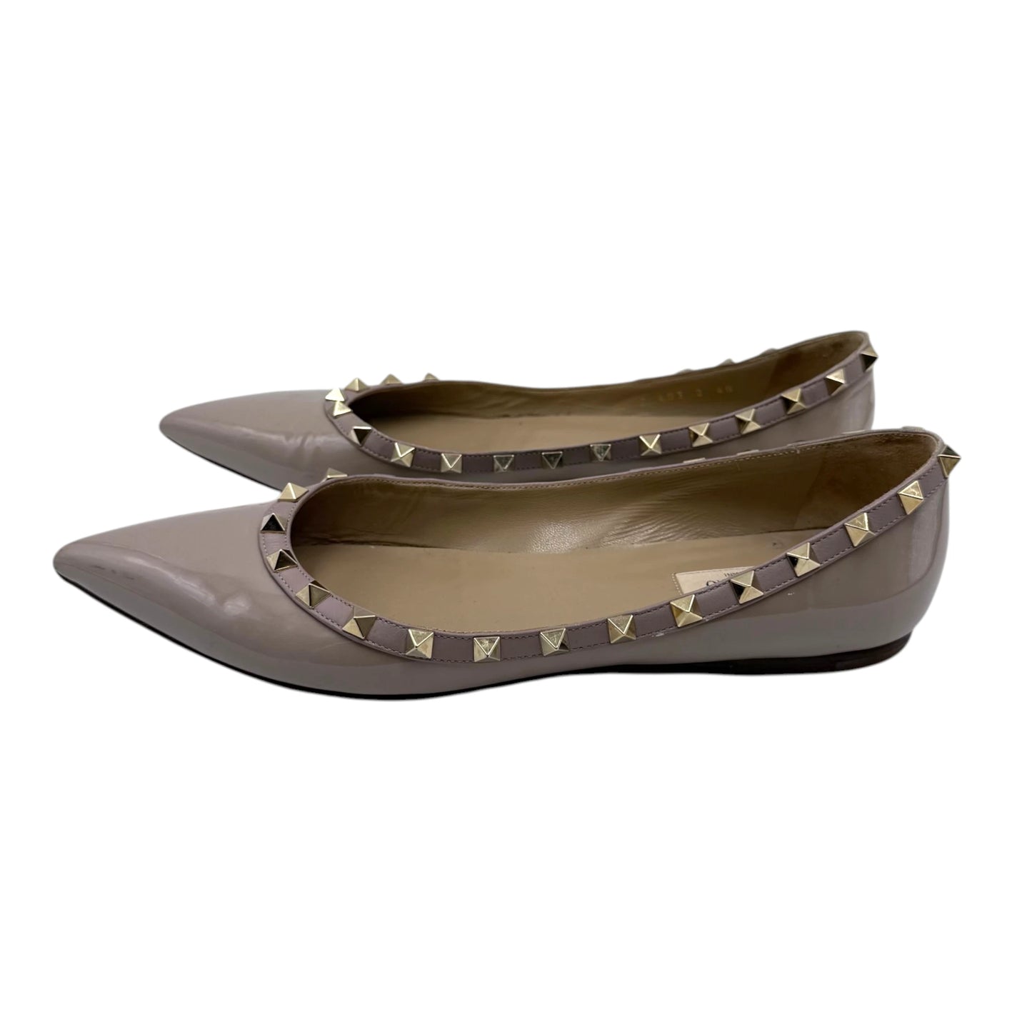 Valentino Garavani Nude Rockstud Flats