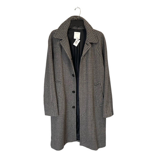 Sandro Wool Grey Men's Trench Coat - L
