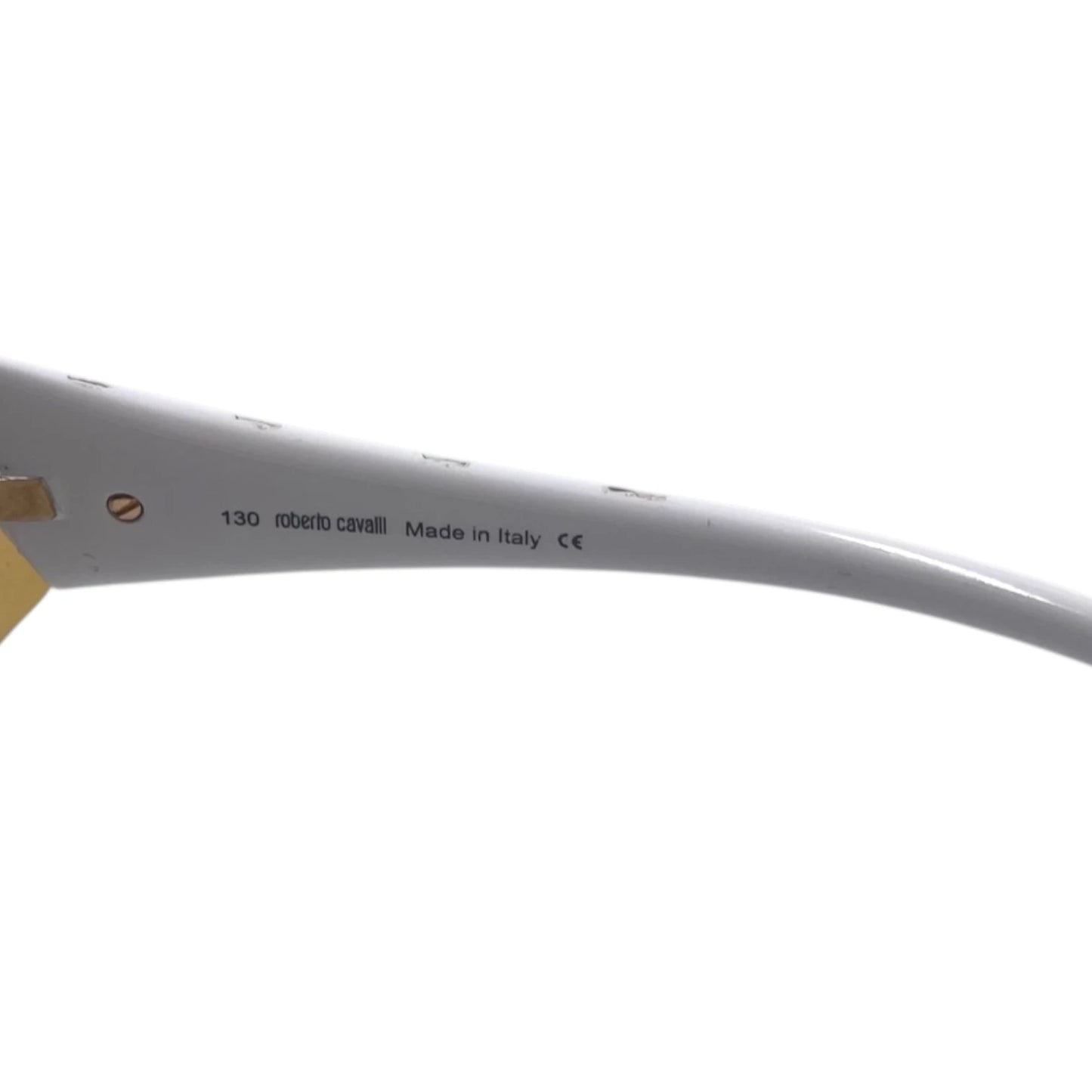 Roberto Cavalli Ore 333S Gold/White Sunglasses