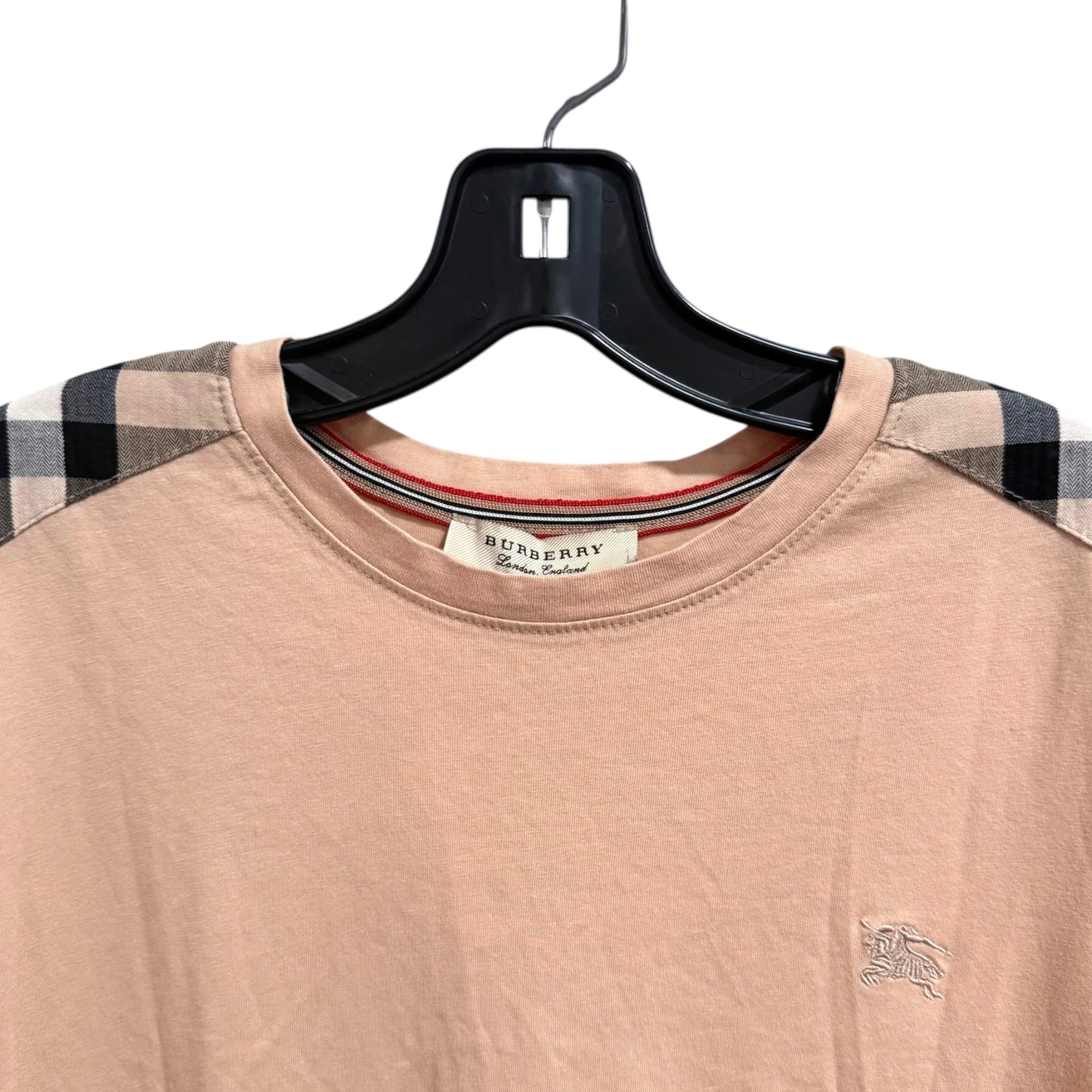 Burberry Check Shoulder T-Shirt