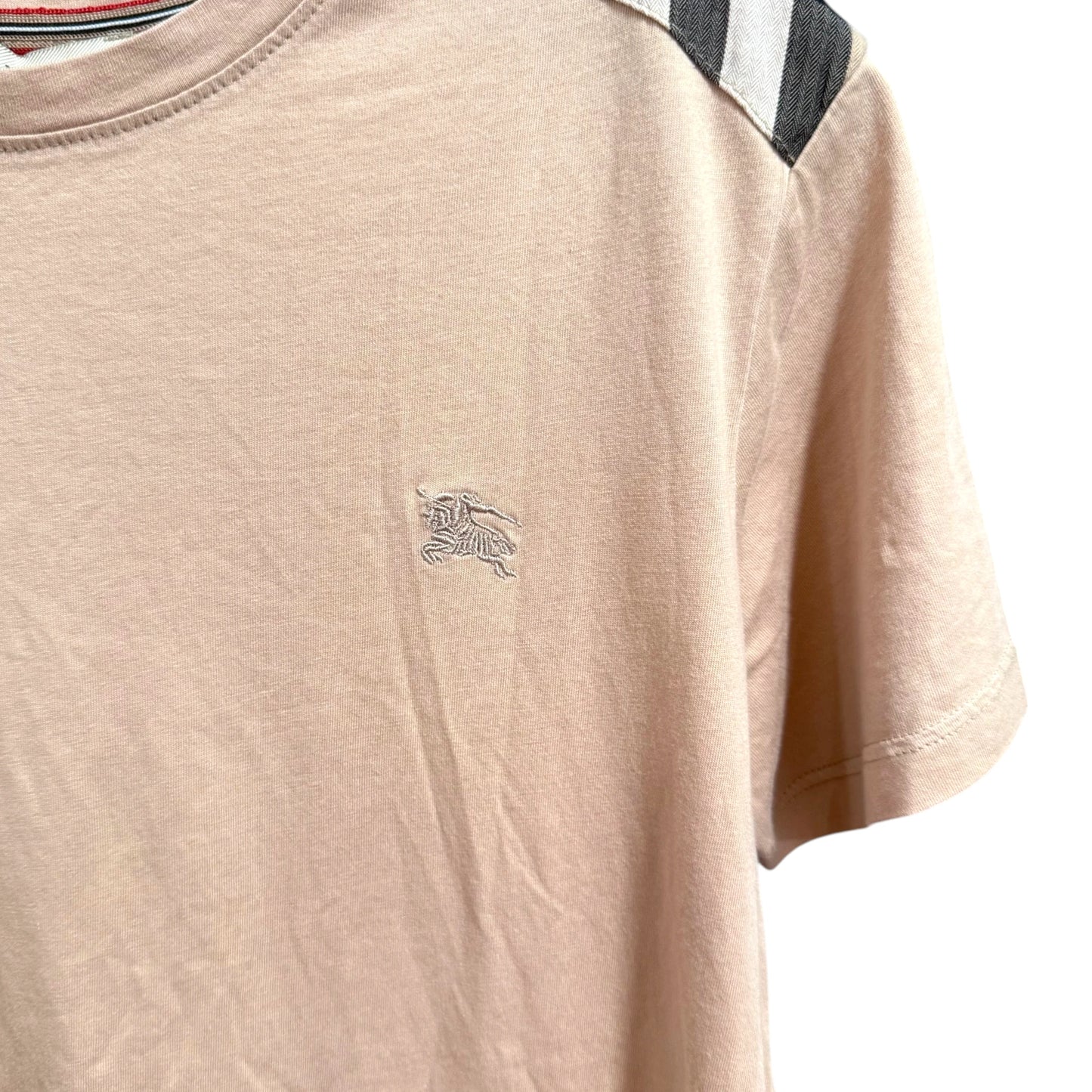 Burberry Check Shoulder T-Shirt