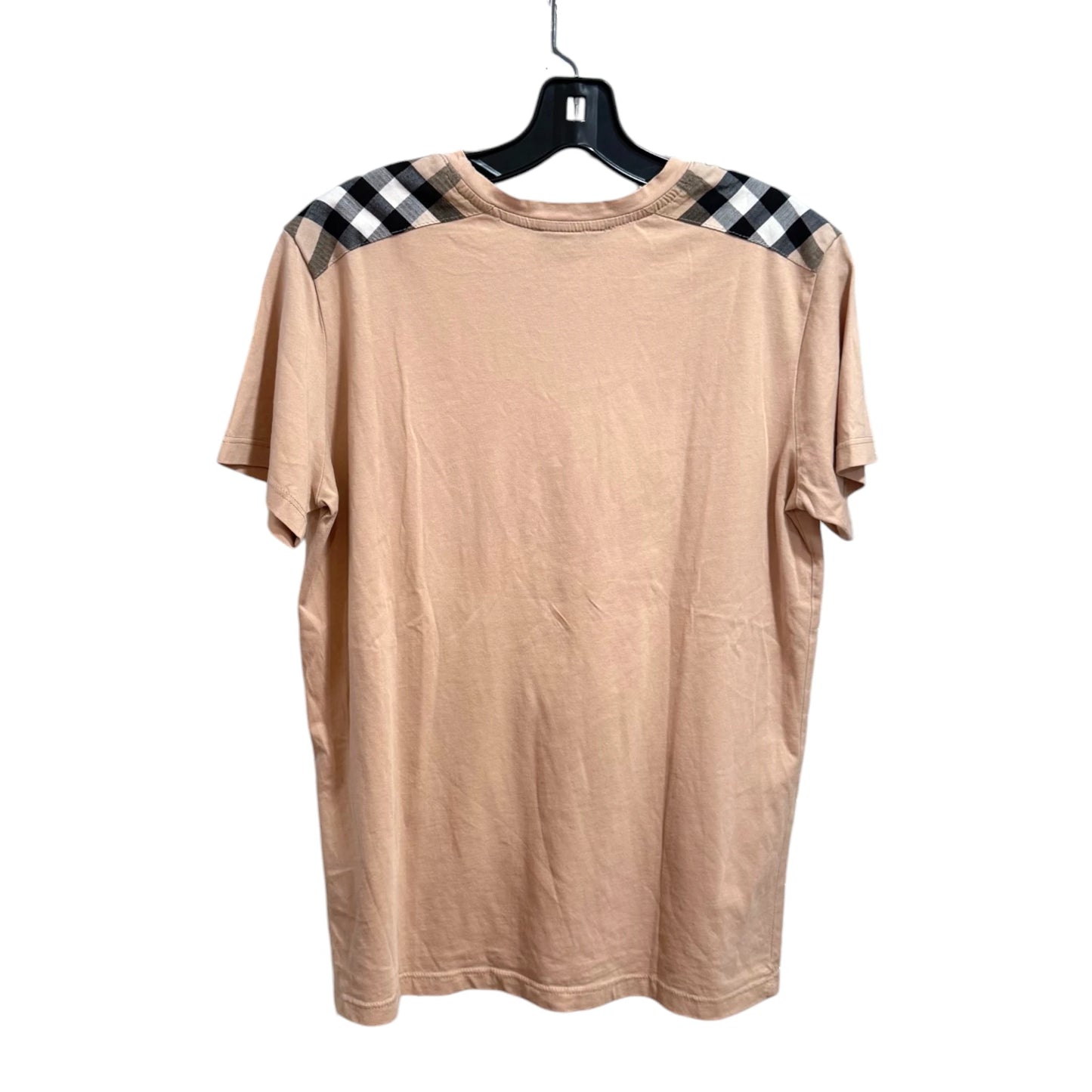 Burberry Check Shoulder T-Shirt