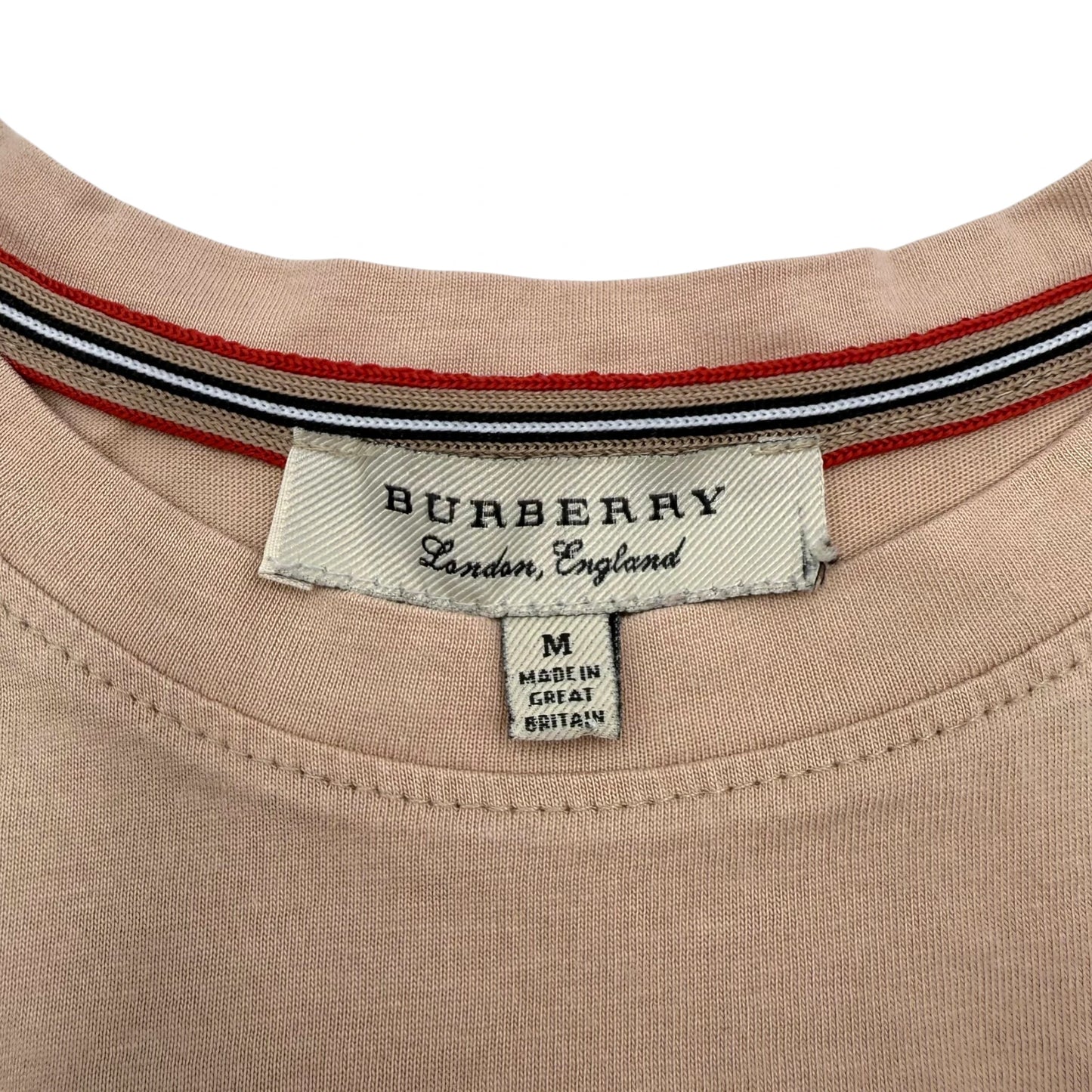 Burberry Check Shoulder T-Shirt