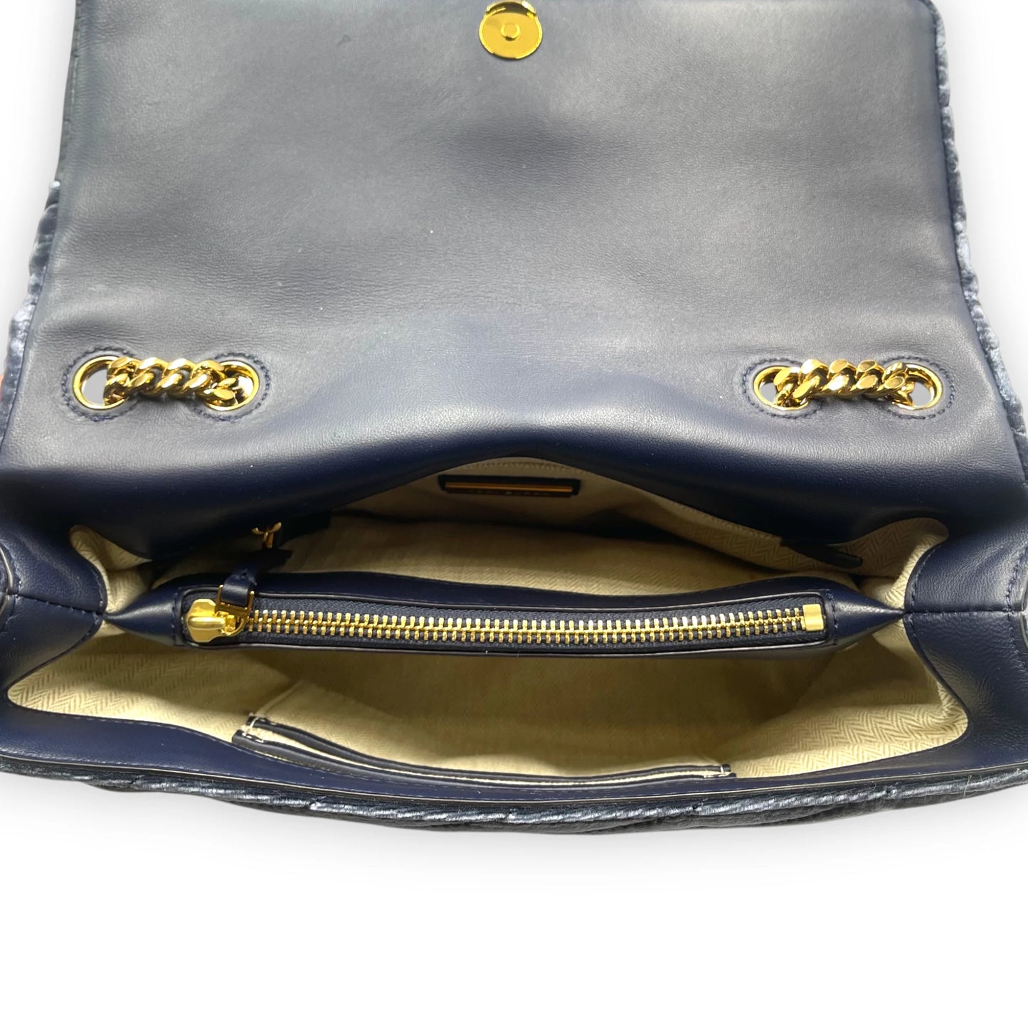 Tory Burch Velvet Leather Bag