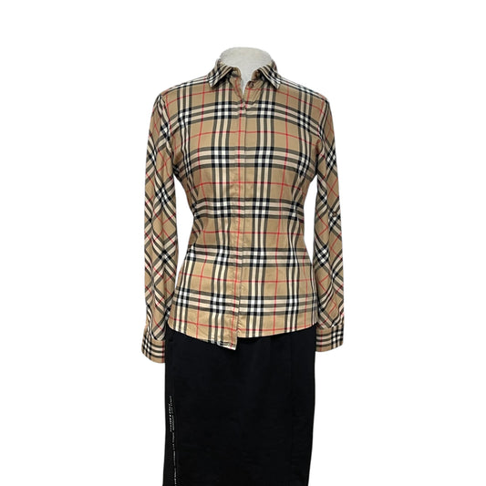 Burberry Check Button-Down Shirt