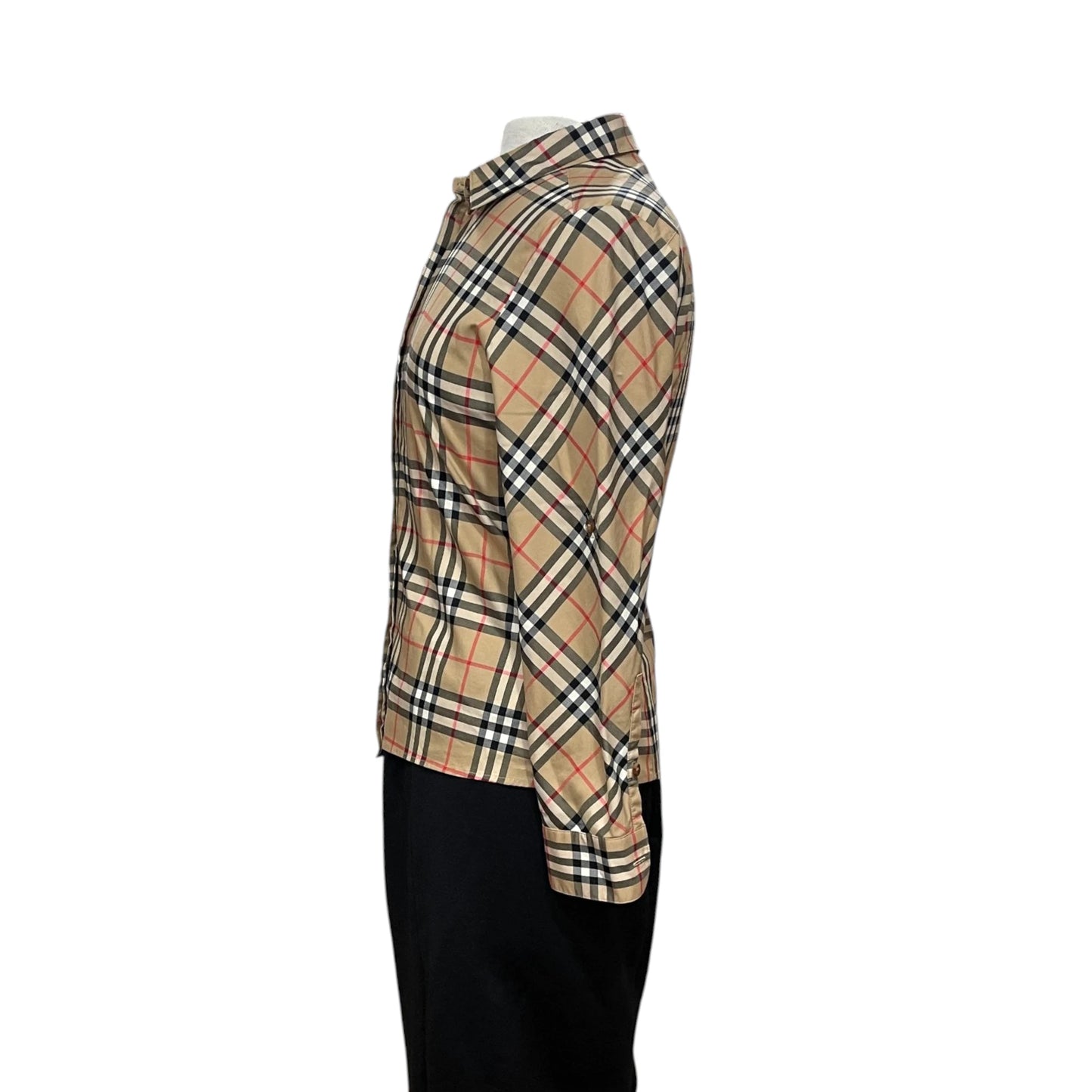 Burberry Check Button-Down Shirt