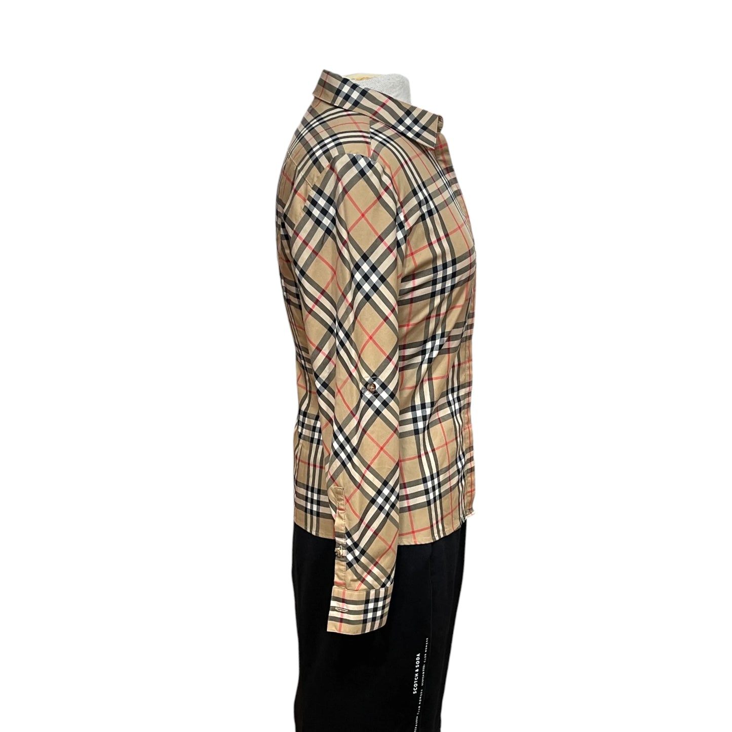 Burberry Check Button-Down Shirt