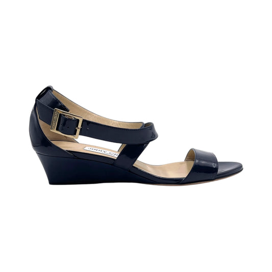 Jimmy Choo Chiara Leather Wedge Sandal
