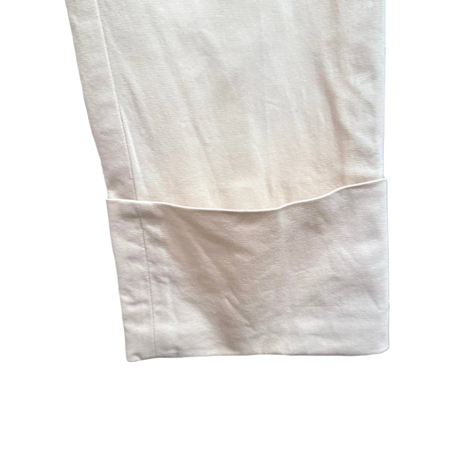 Brunello Cucinelli Ecru Cropped Pant