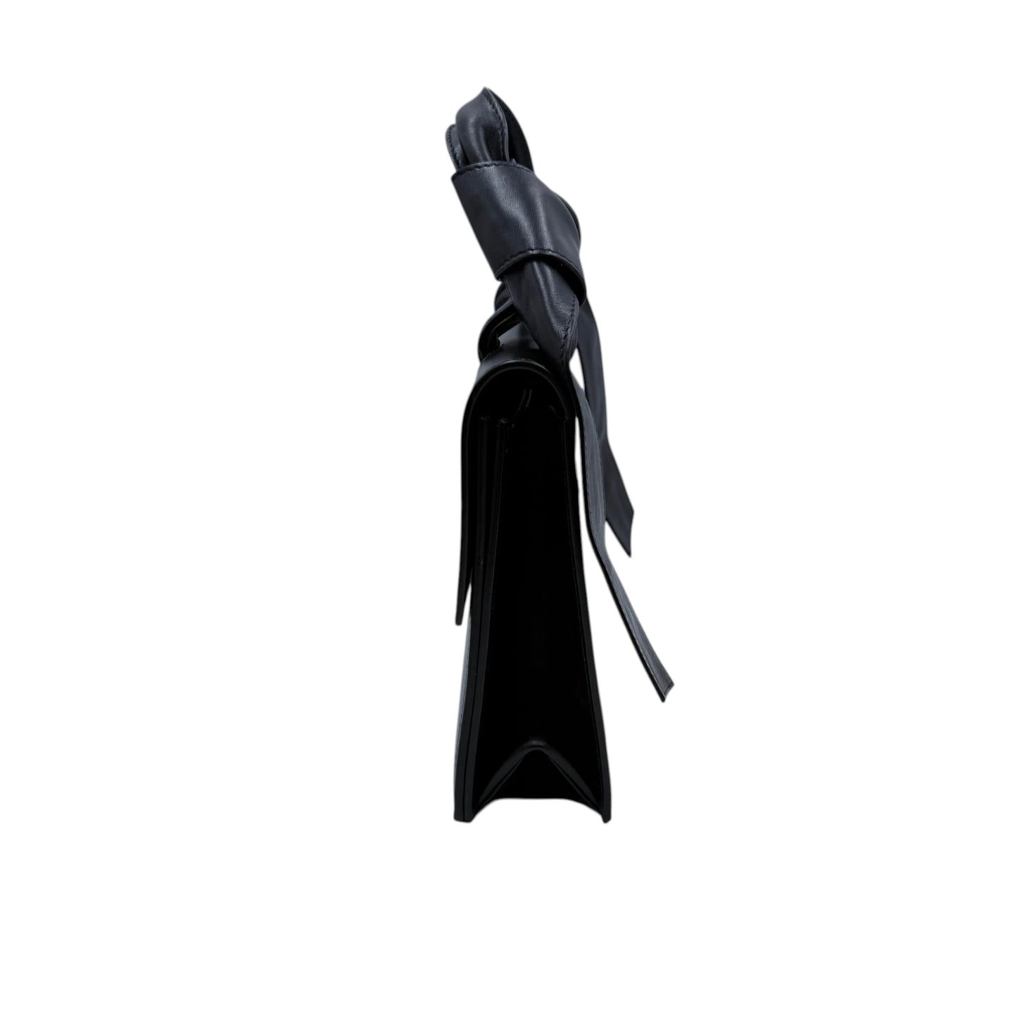 Off-White Black Twist Jitney Bag