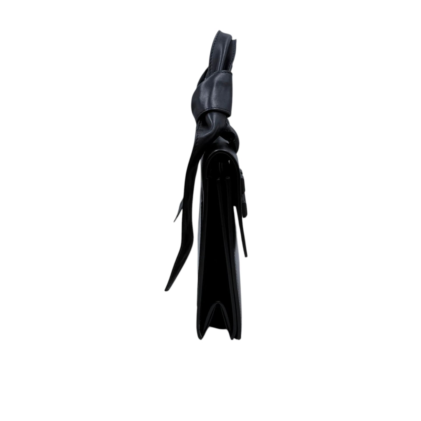 Off-White Black Twist Jitney Bag