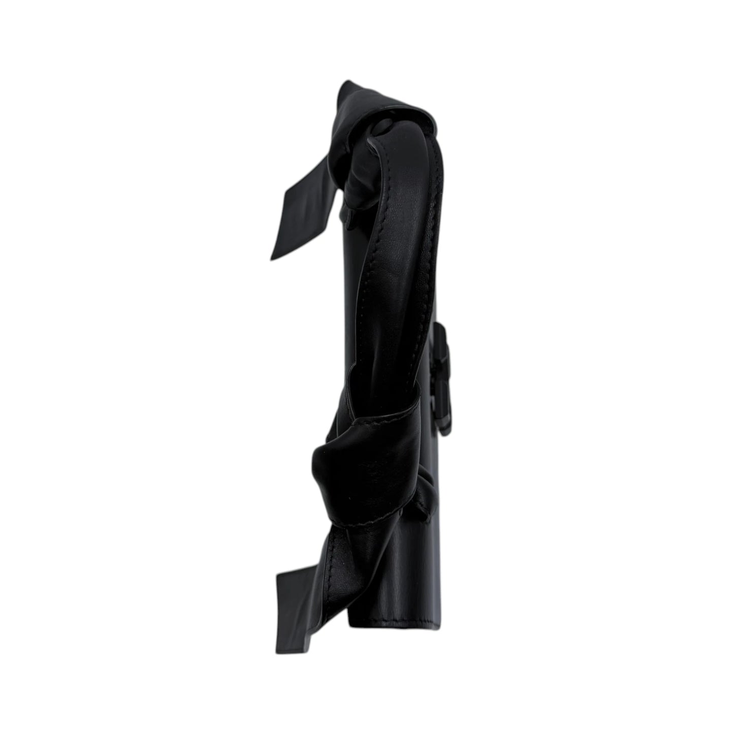 Off-White Black Twist Jitney Bag