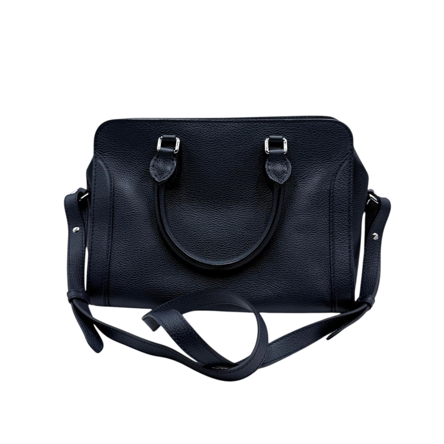 Alexander McQueen Pebbled Skull Padlock Bag