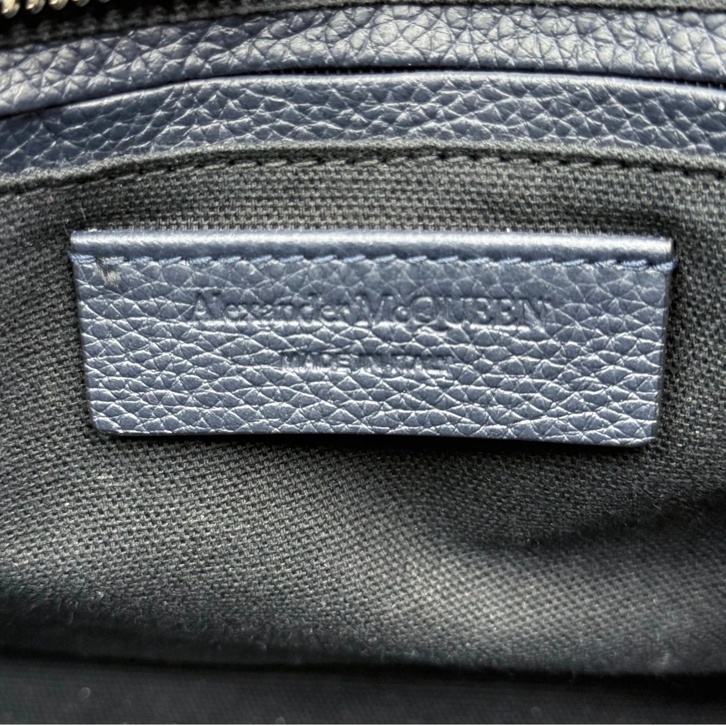 Alexander McQueen Pebbled Skull Padlock Bag