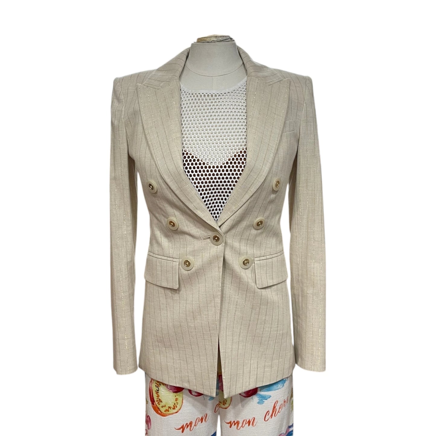 Veronica Beard Pinstripe Blazer