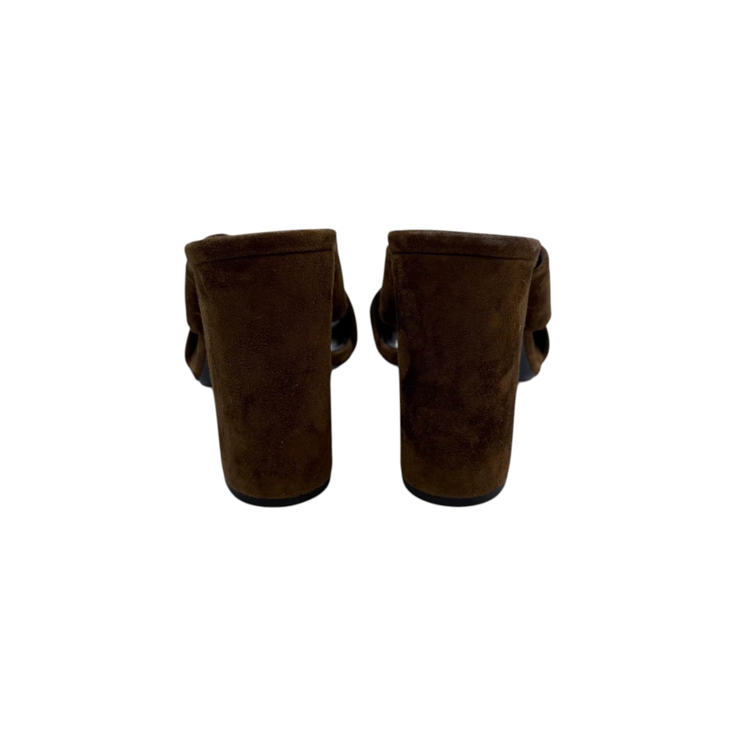 Saint Laurent Paris Brown Suede Bow Heels