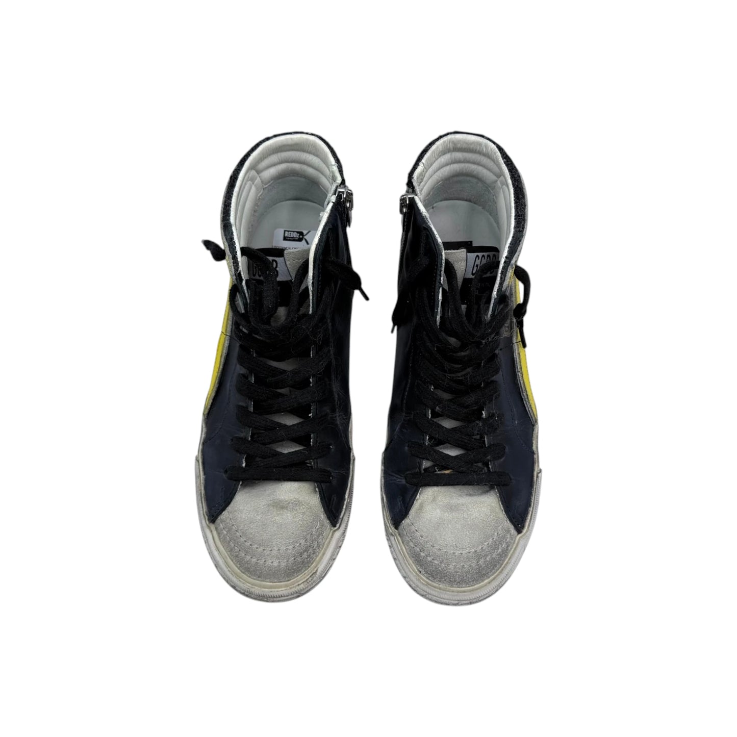Golden Goose Leather Colorblock Slide Sneakers