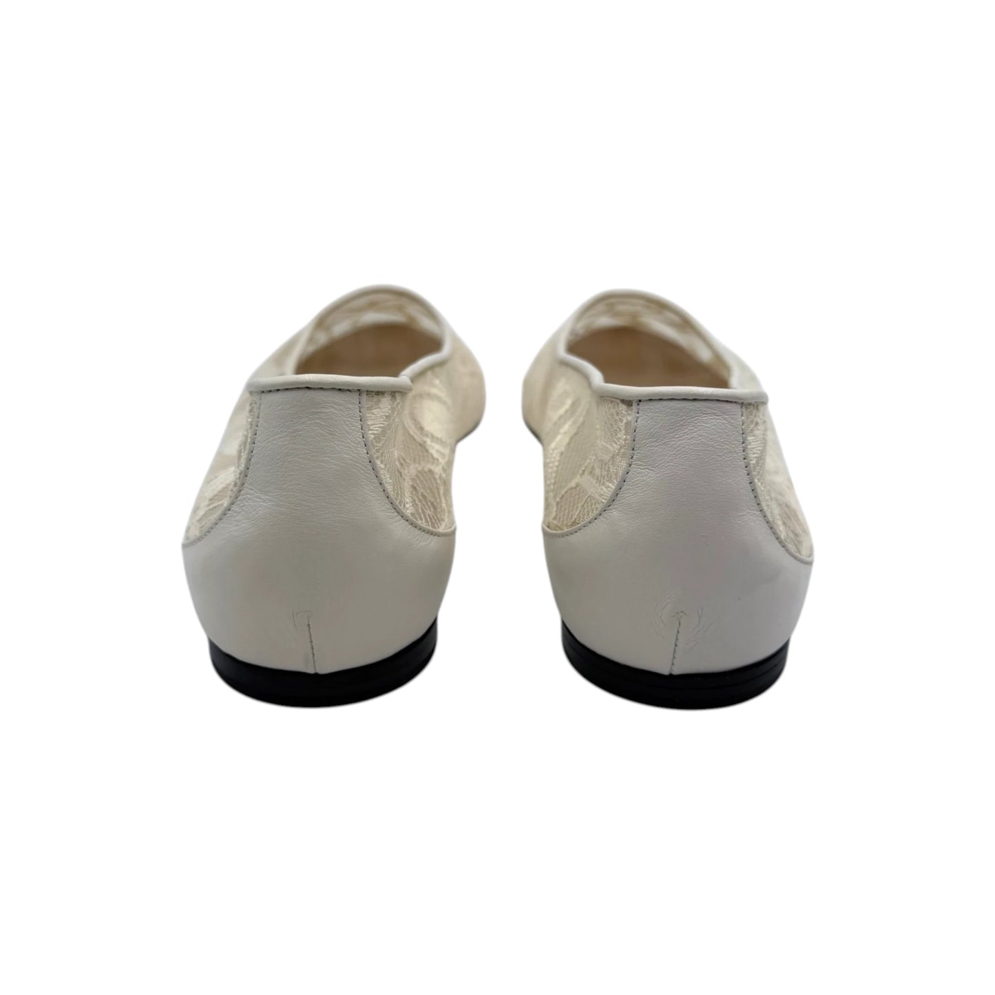 Chloé Off-White Lauren Lace Flats