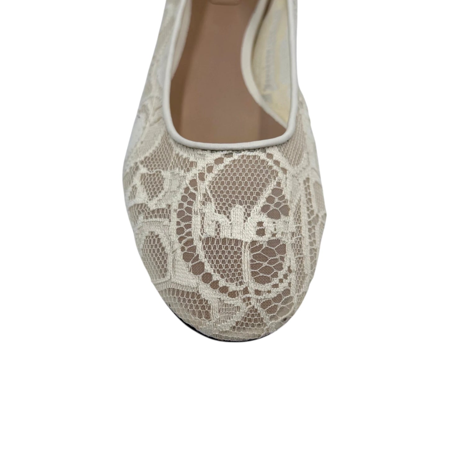 Chloé Off-White Lauren Lace Flats