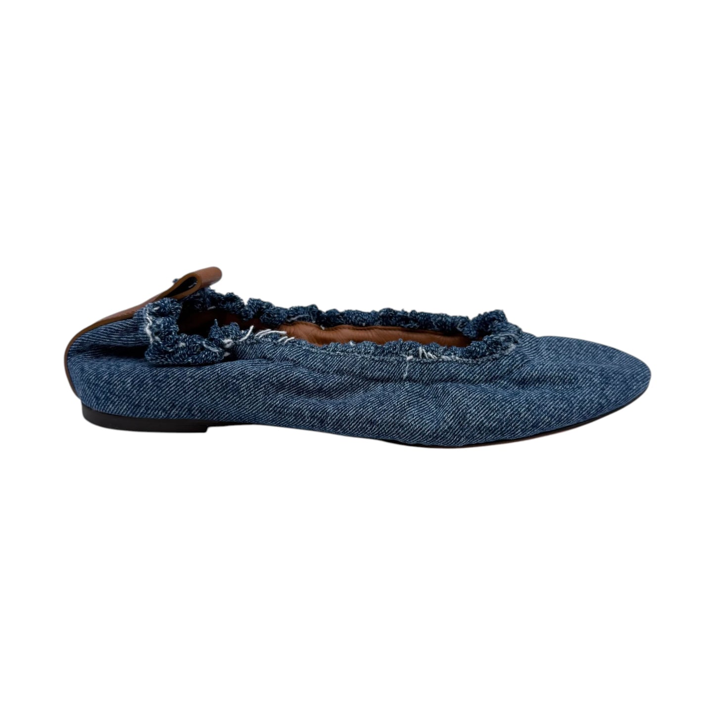 Lanvin Denim Ballerina Shoes