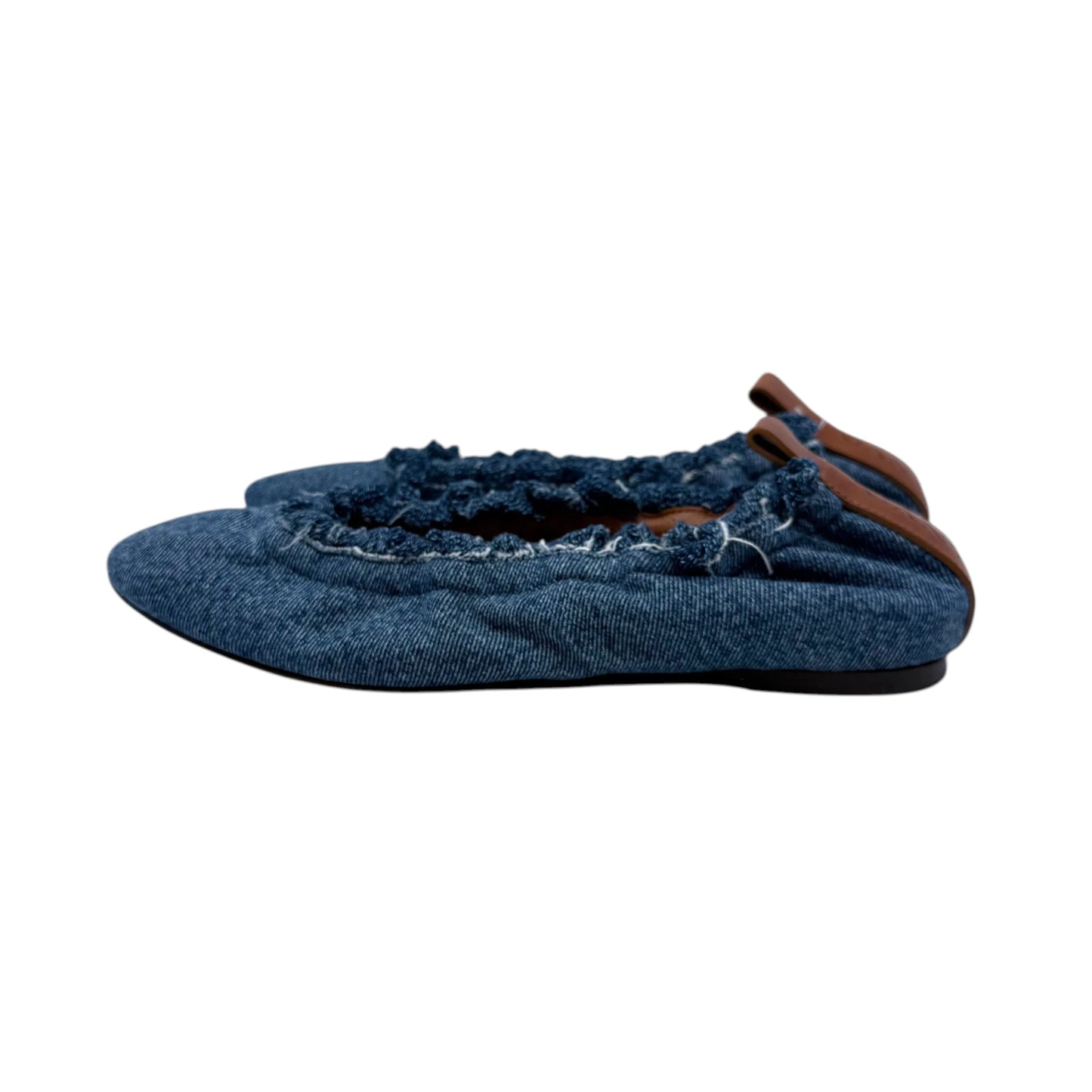 Lanvin Denim Ballerina Shoes