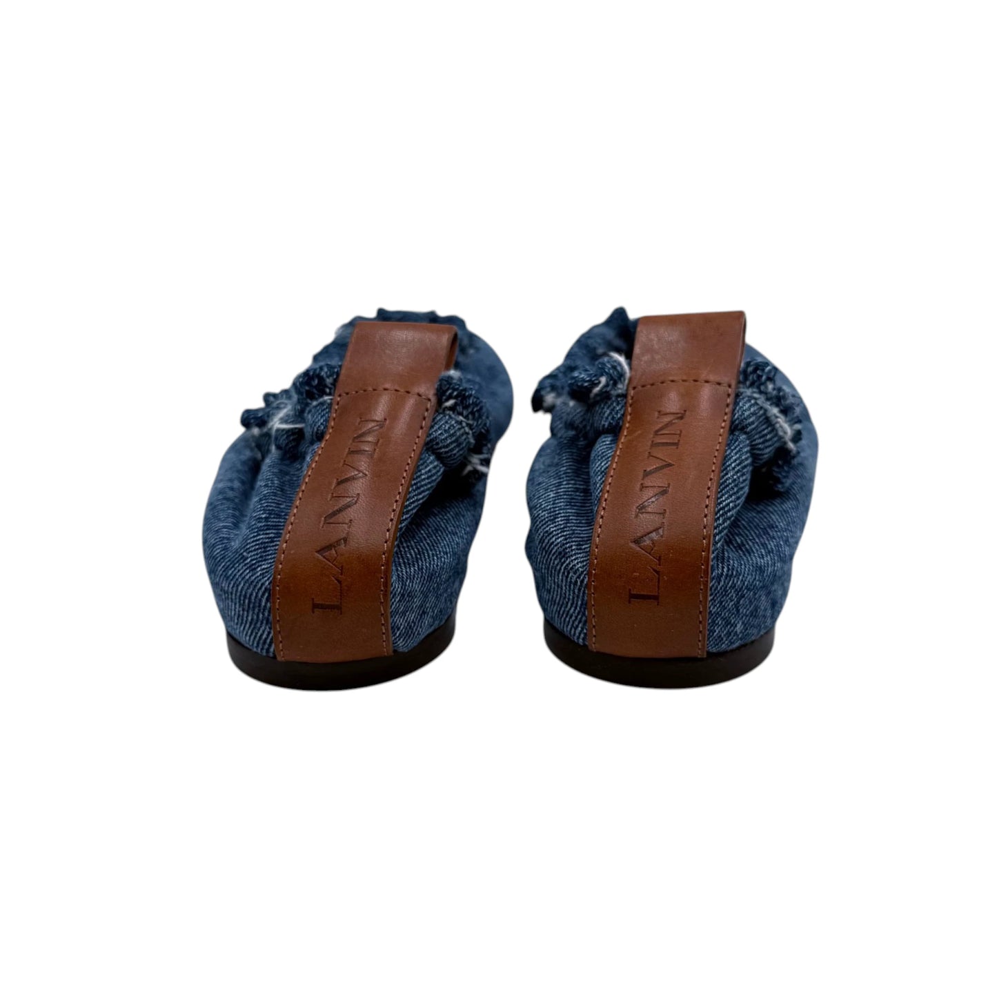 Lanvin Denim Ballerina Shoes