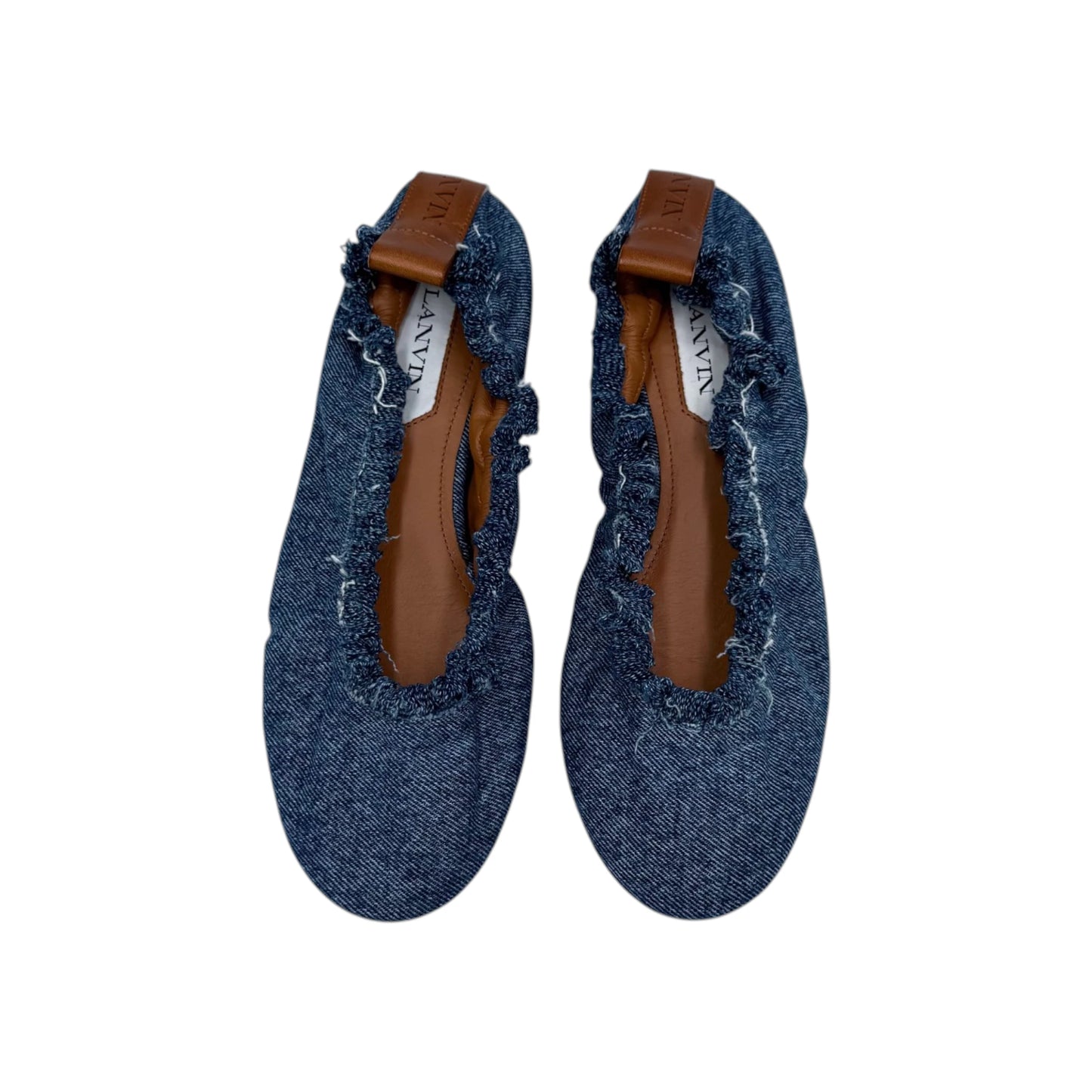 Lanvin Denim Ballerina Shoes