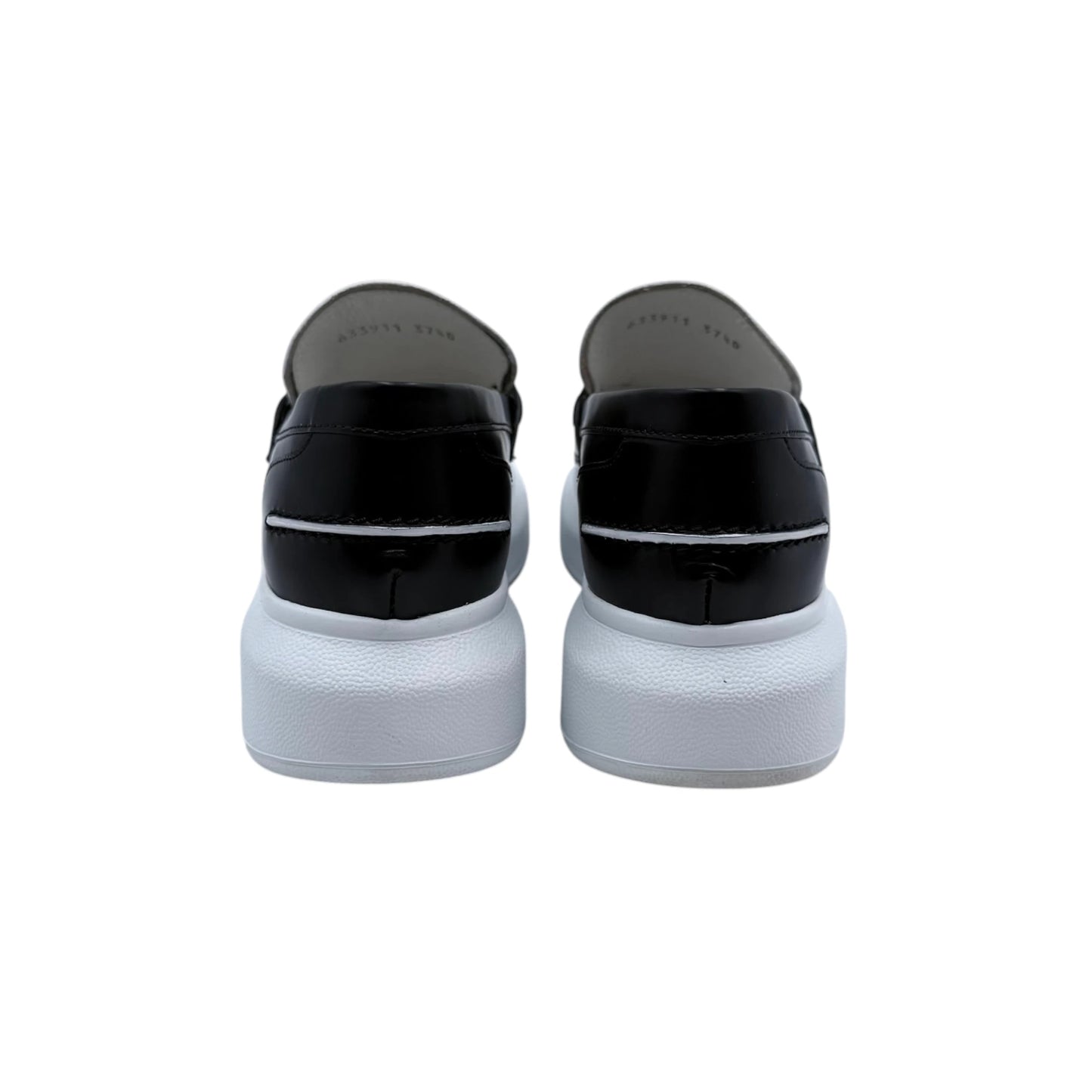Alexander McQueen Leather Penny Loafers