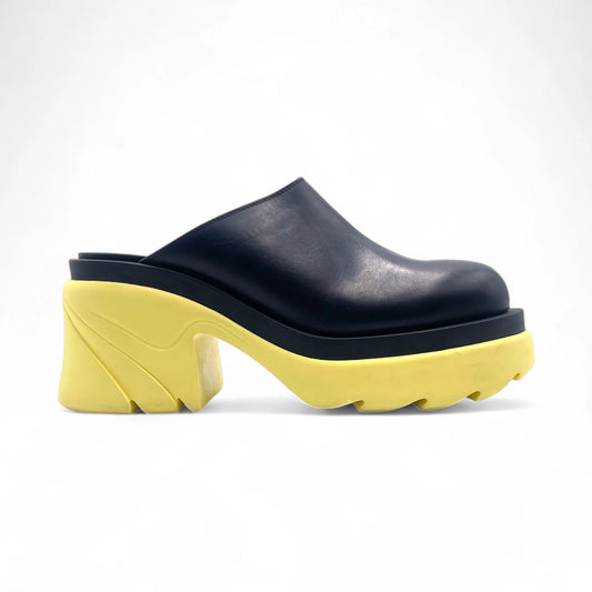 Bottega Yellow Sole Mules Wom