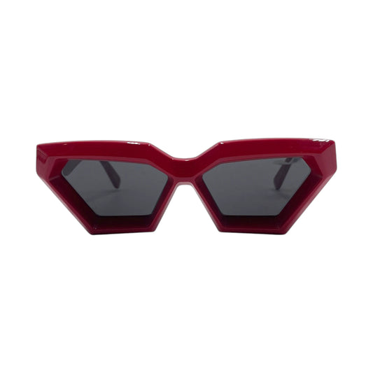 L.V Triangle Cat Eye Red Sunglasses