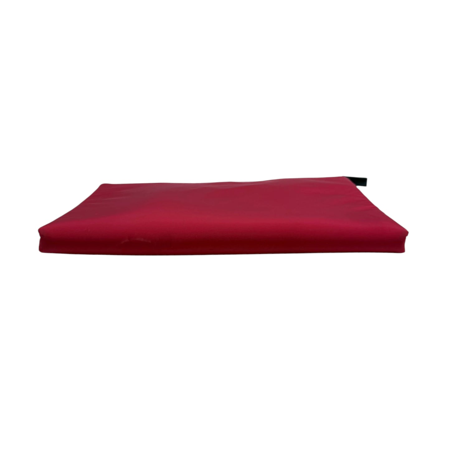 Prada Red Tessuto Soft Zip Clutch Bag
