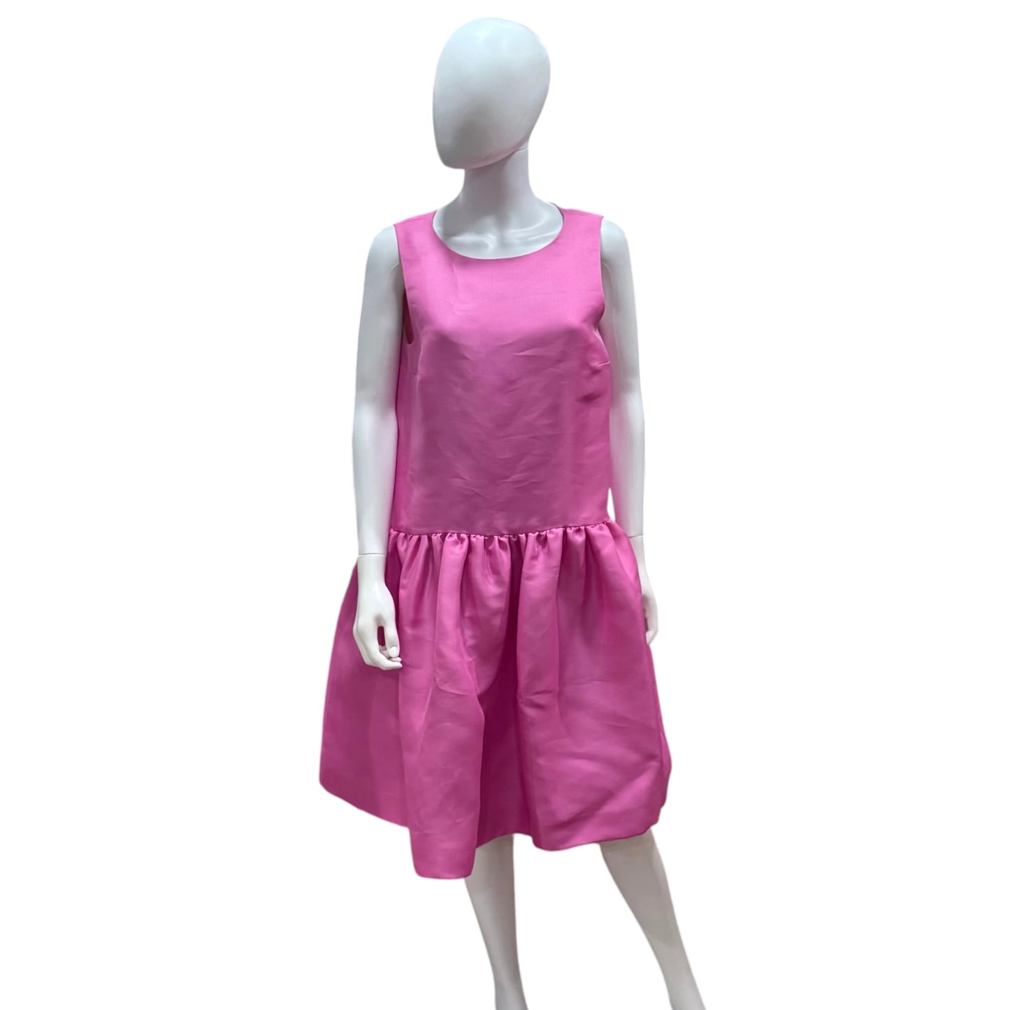 Oscar de la Renta Pink Silk Mini Dress