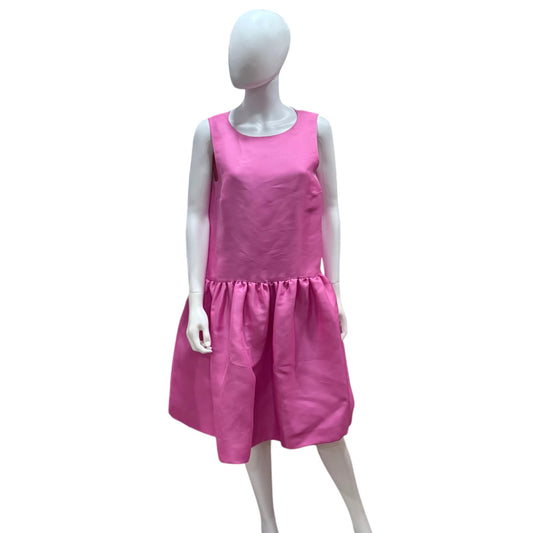 Oscar de la Renta Pink Silk Mini Dress