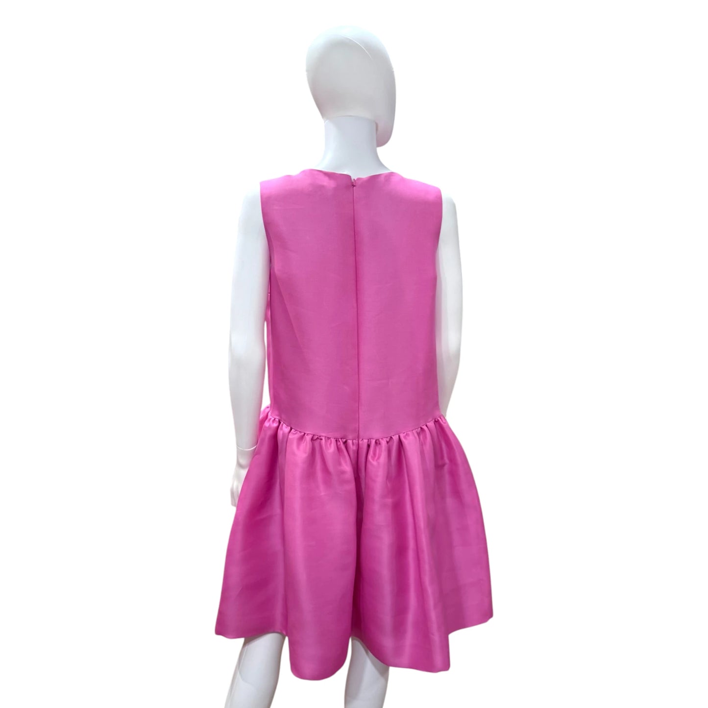 Oscar de la Renta Pink Silk Mini Dress