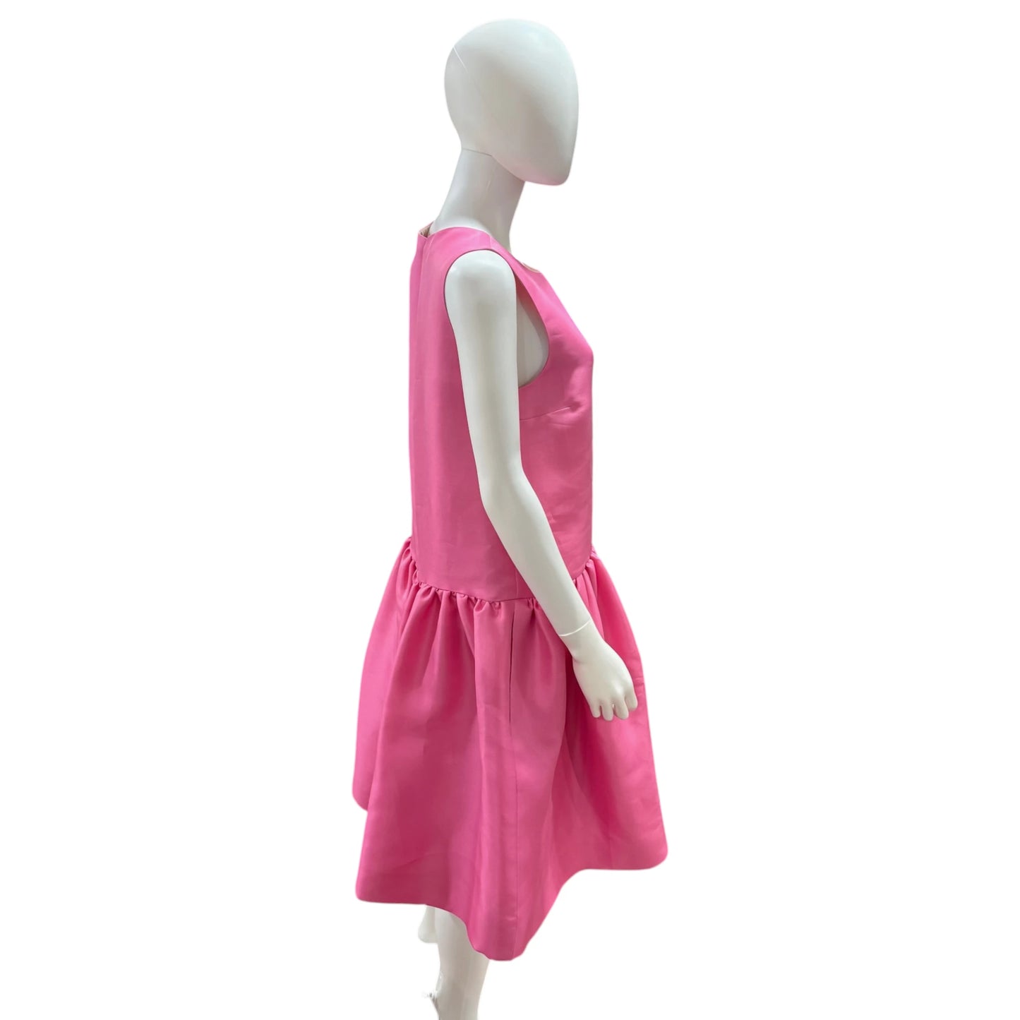Oscar de la Renta Pink Silk Mini Dress