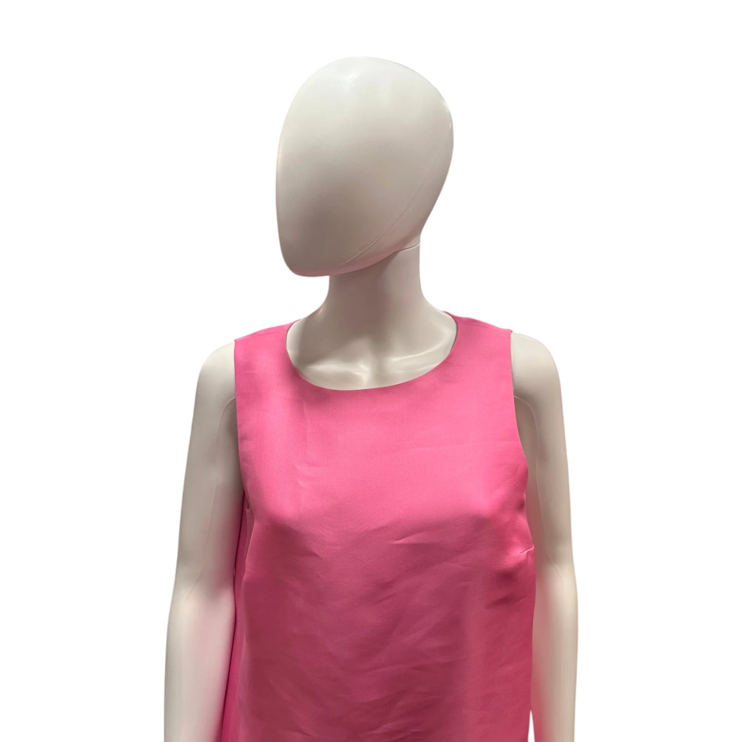 Oscar de la Renta Pink Silk Mini Dress