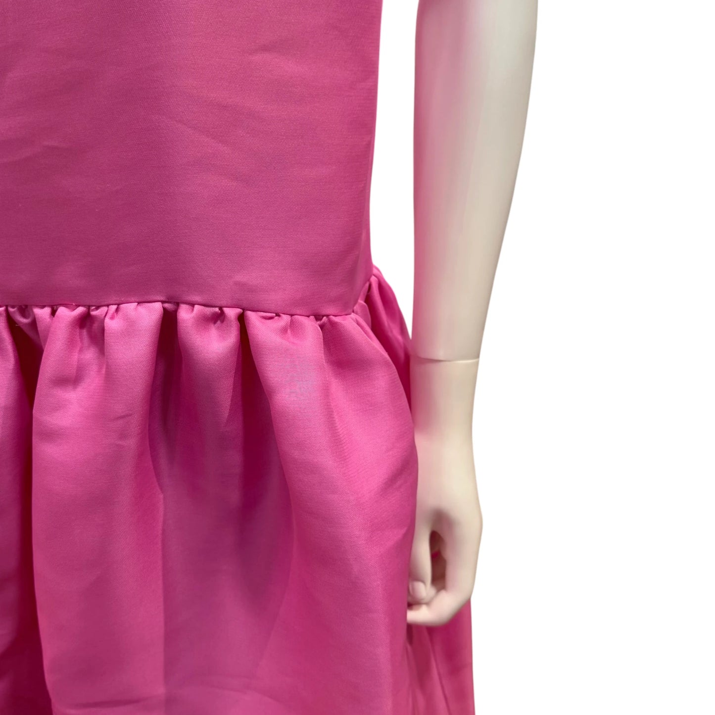 Oscar de la Renta Pink Silk Mini Dress