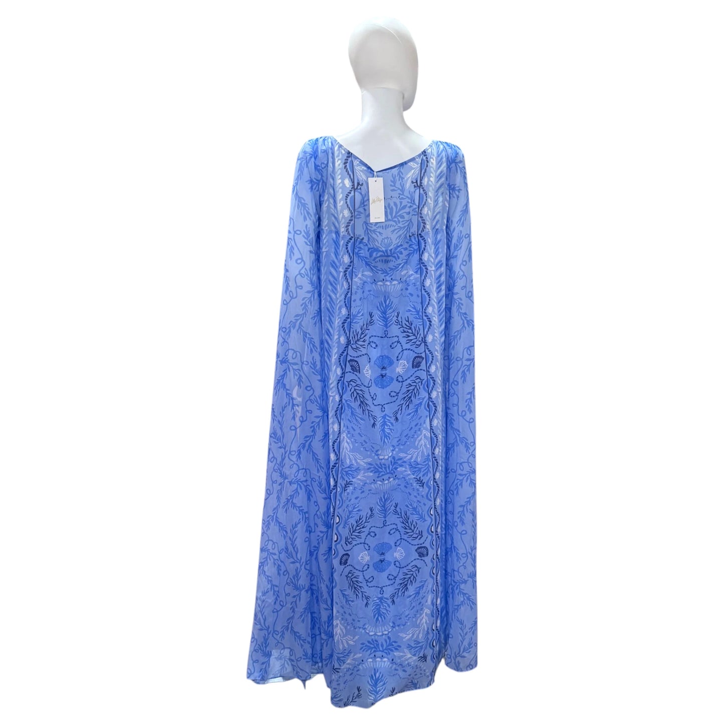 Lilly Pultizer Blue Silk Dress