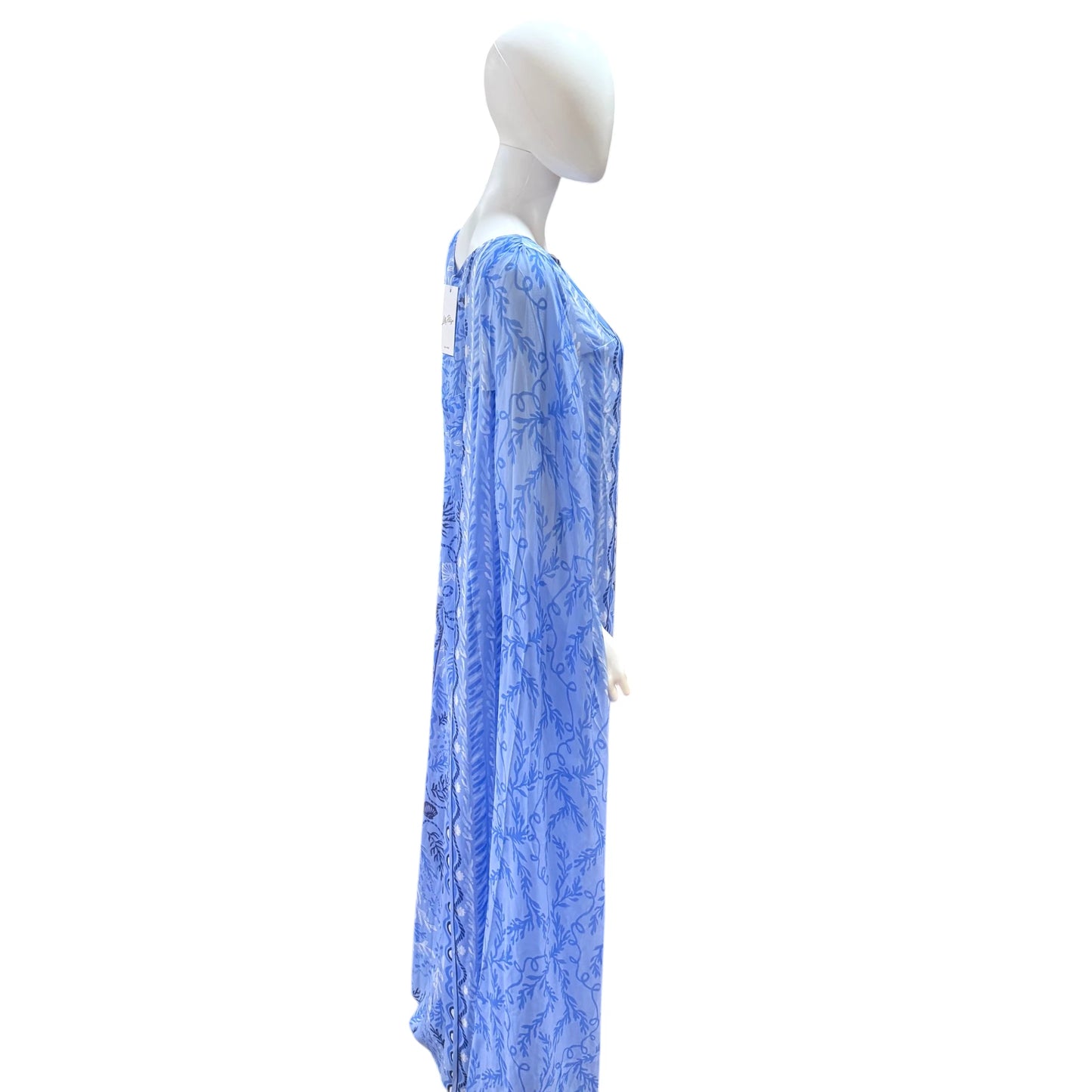 Lilly Pultizer Blue Silk Dress
