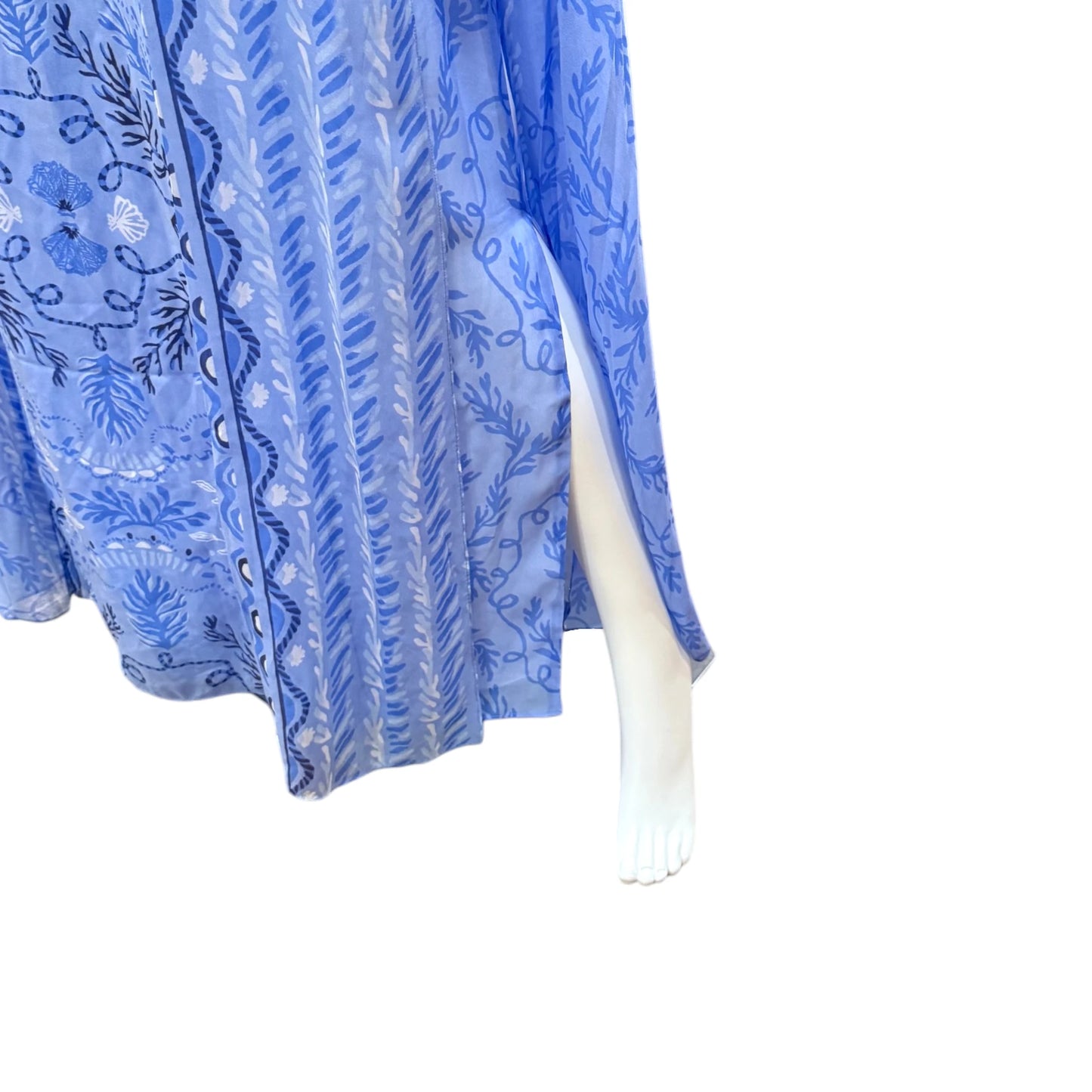 Lilly Pultizer Blue Silk Dress