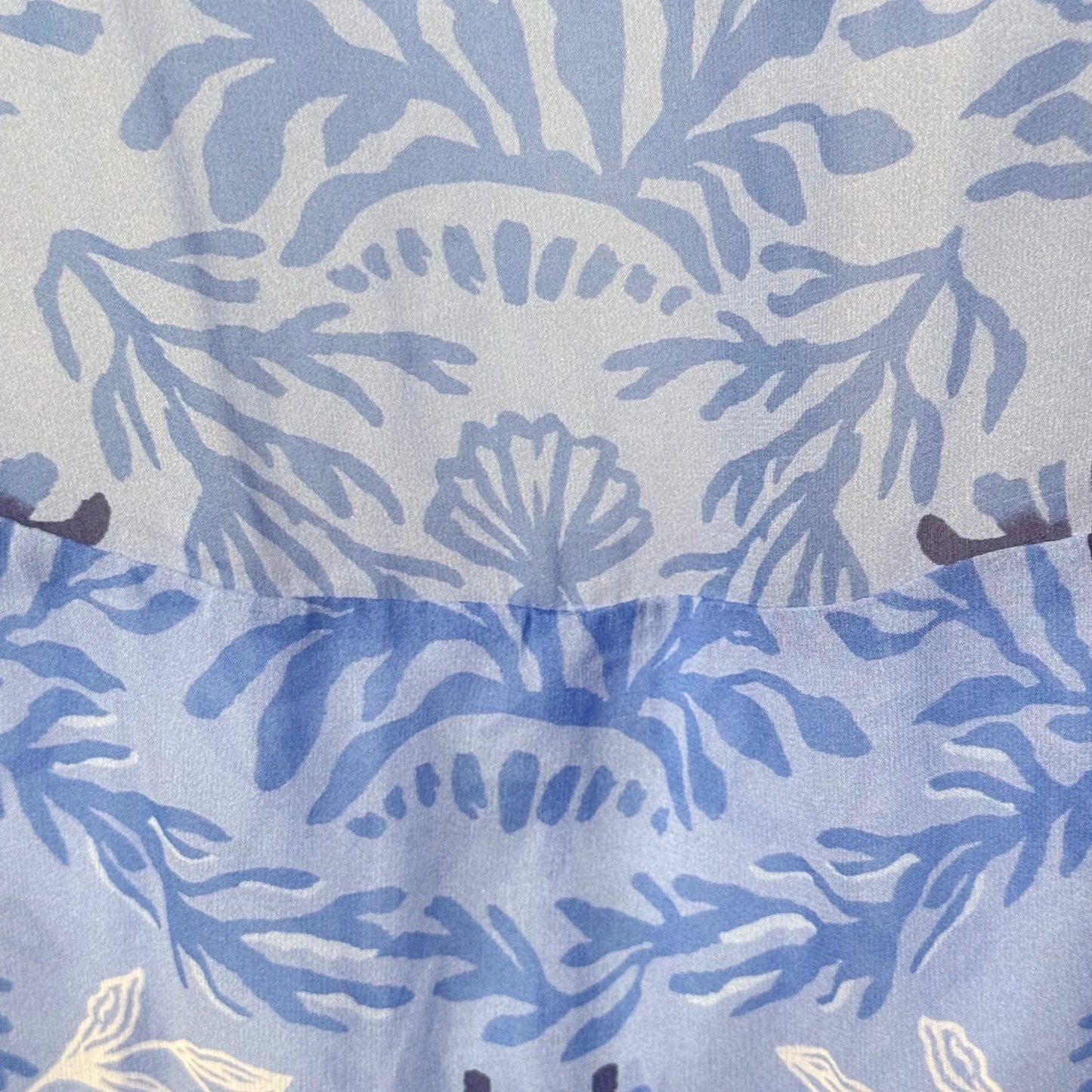 Lilly Pultizer Blue Silk Dress