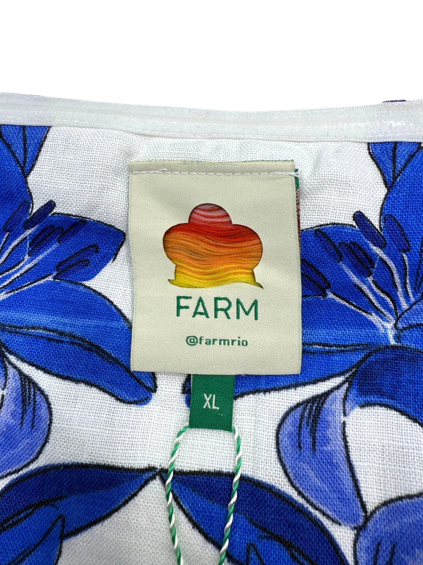 Farm Rio Blue Floral Dress