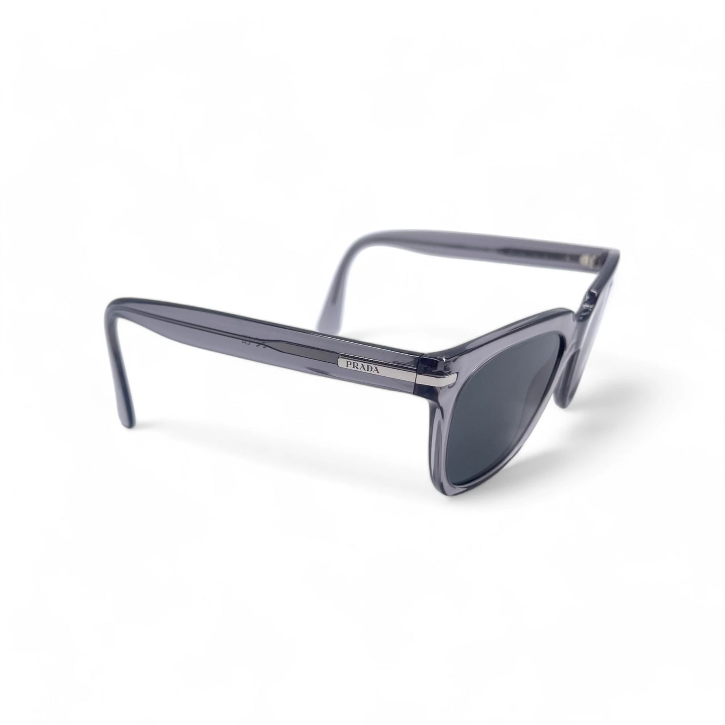 Prada Transparent Grey Sunglass