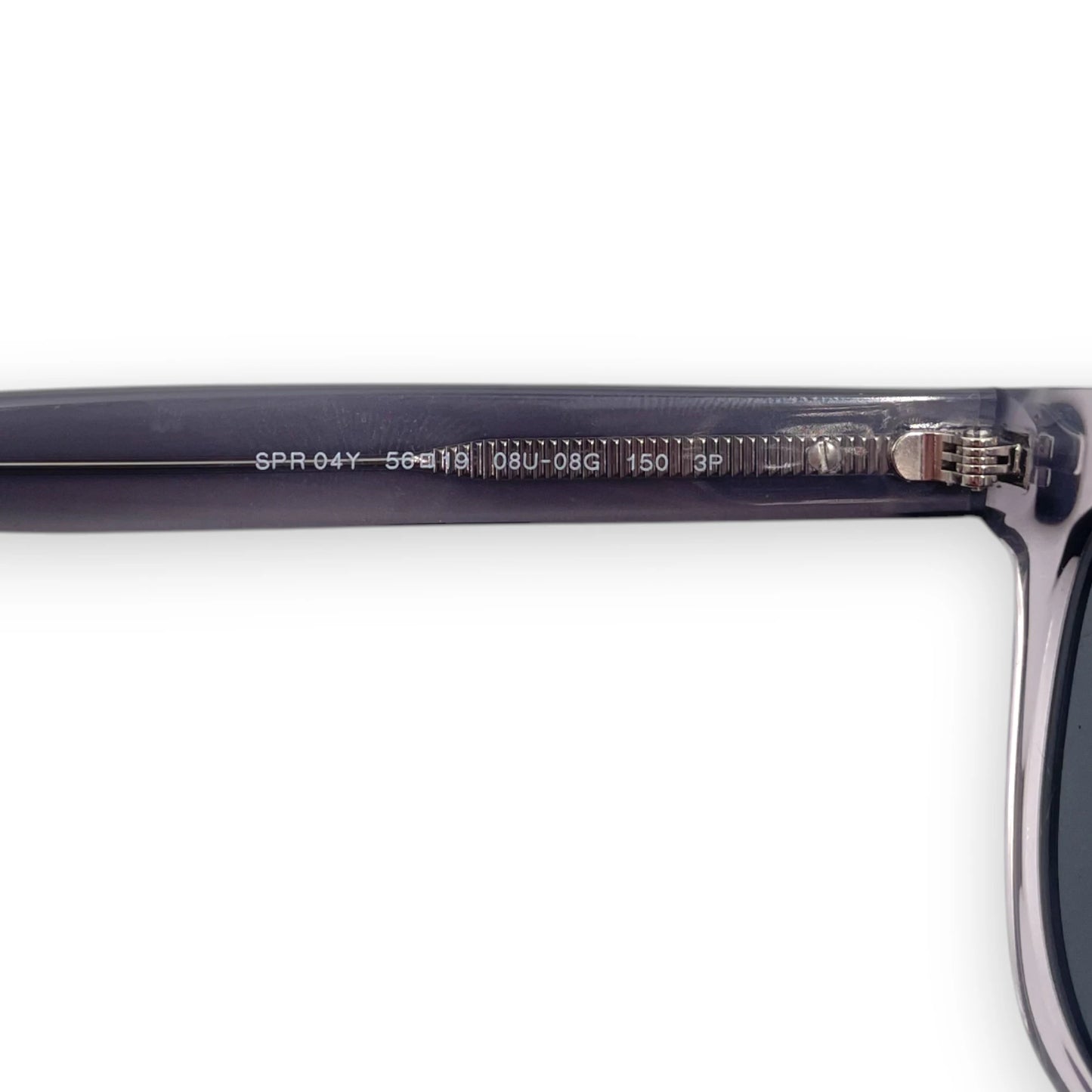 Prada Transparent Grey Sunglass