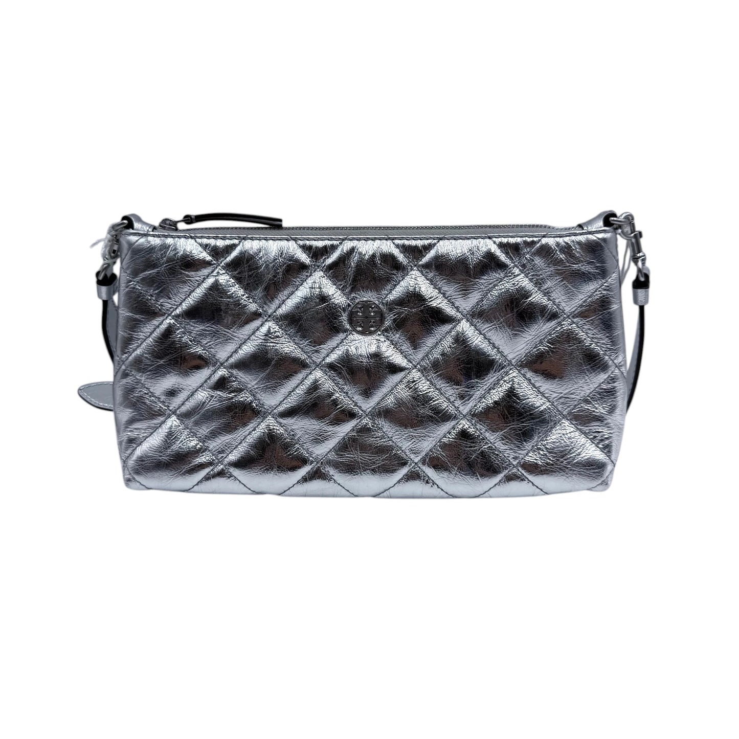 Tory Burch Silver Quilt Bag